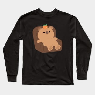 Lazy capybara Long Sleeve T-Shirt